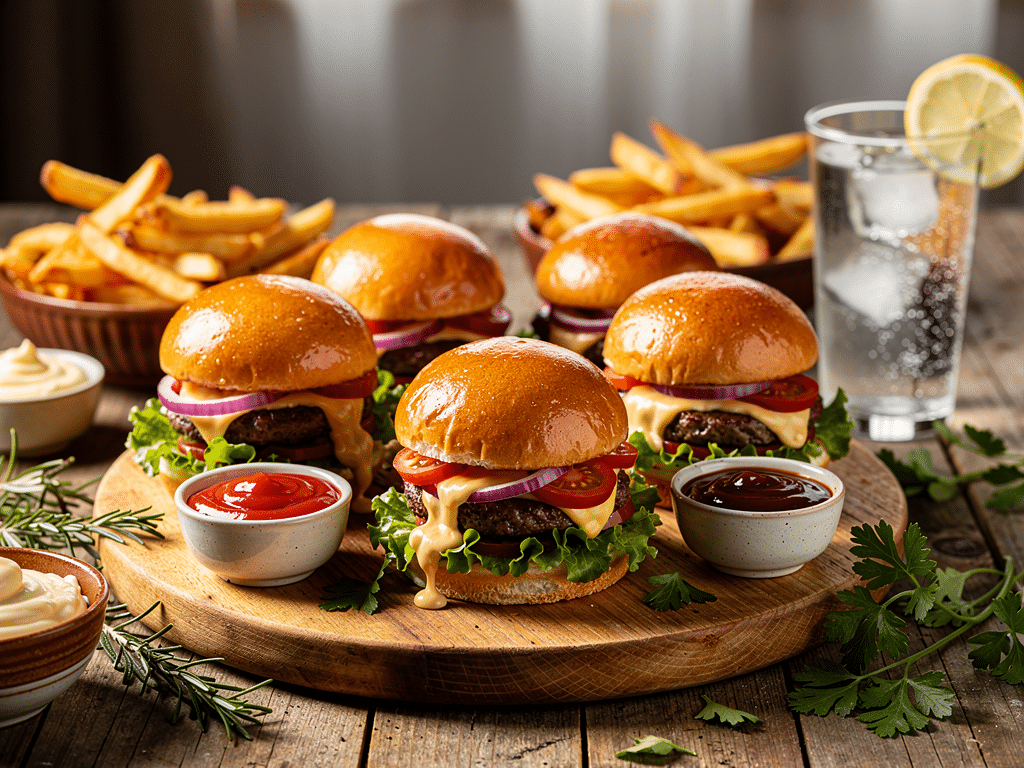 recette mini burger apéro
