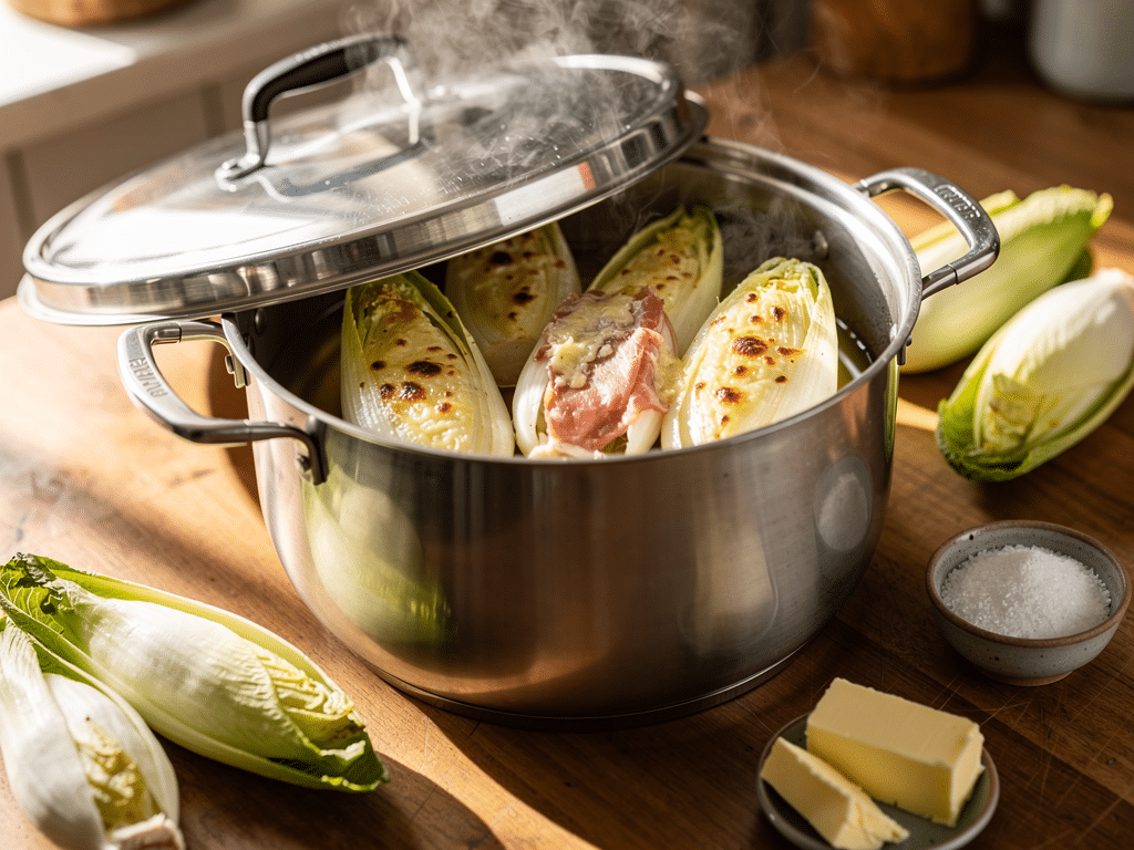 cuisson endives cocotte minute