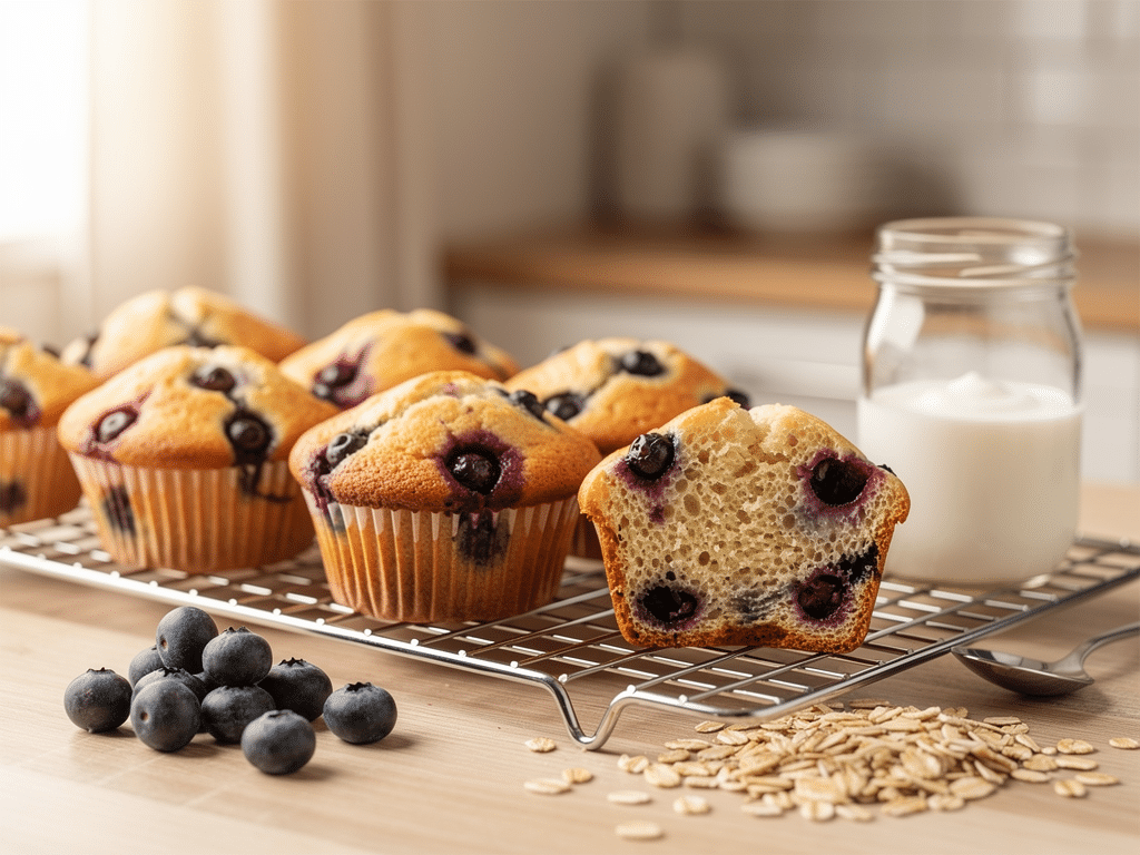 muffin myrtille healthy