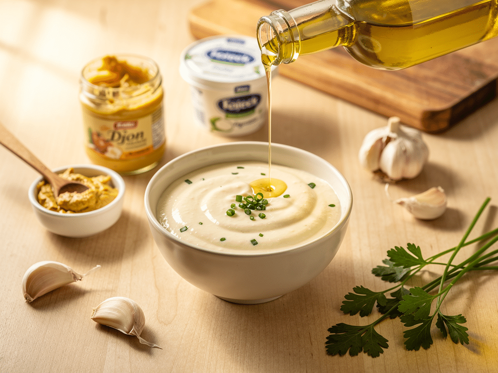 sauce salade de pates