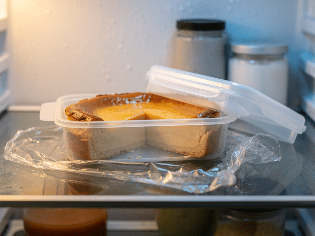 conservation flan patissier