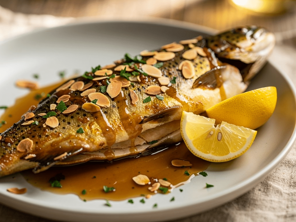truite aux amandes
