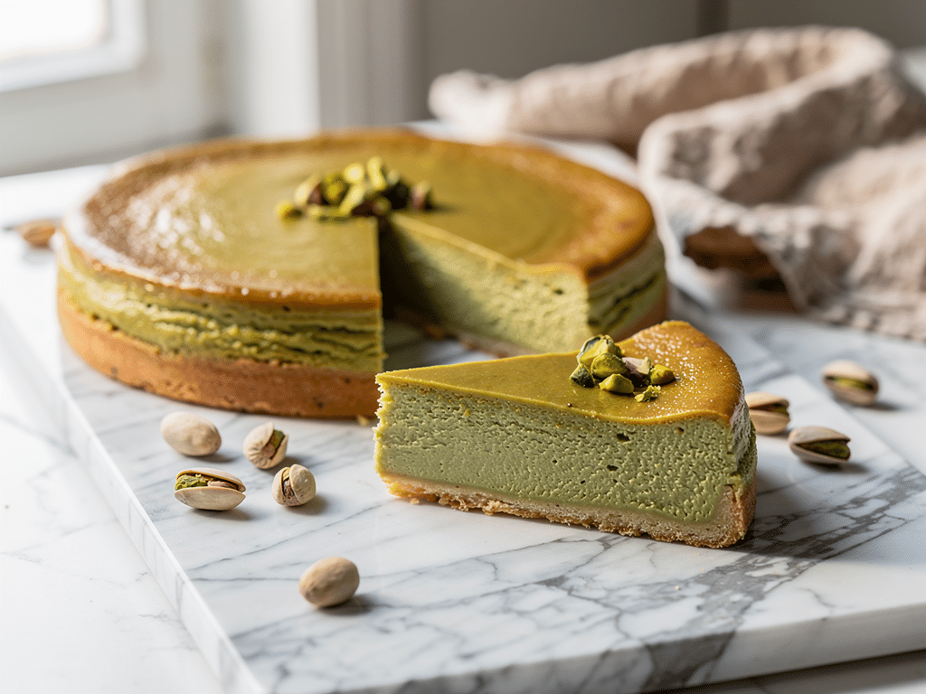 flan pistache