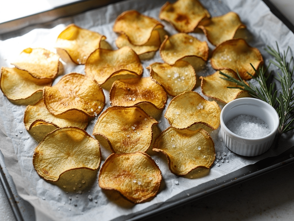 recettes de chips maison au four