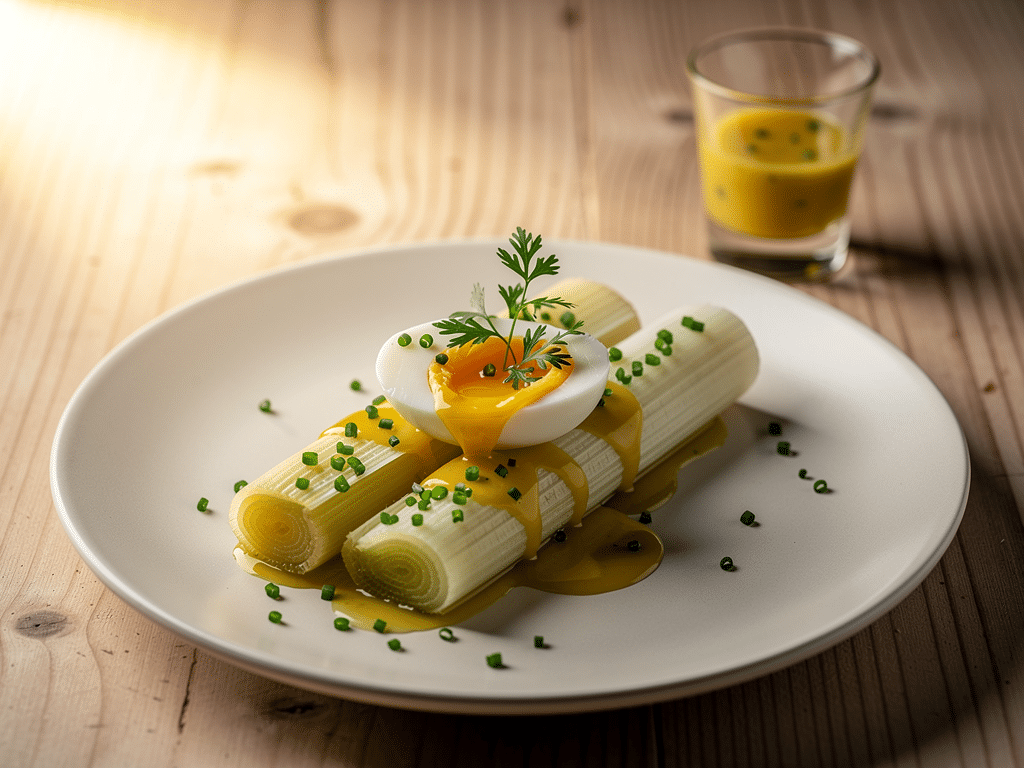 poireaux vinaigrette gastronomique