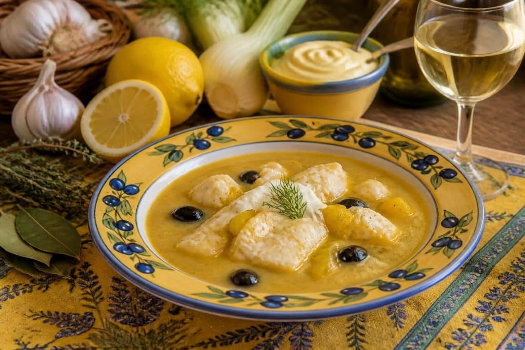 découvrez la recette traditionnelle de la bourride, une délicieuse soupe de poisson provençale aux saveurs authentiques de la méditerranée.