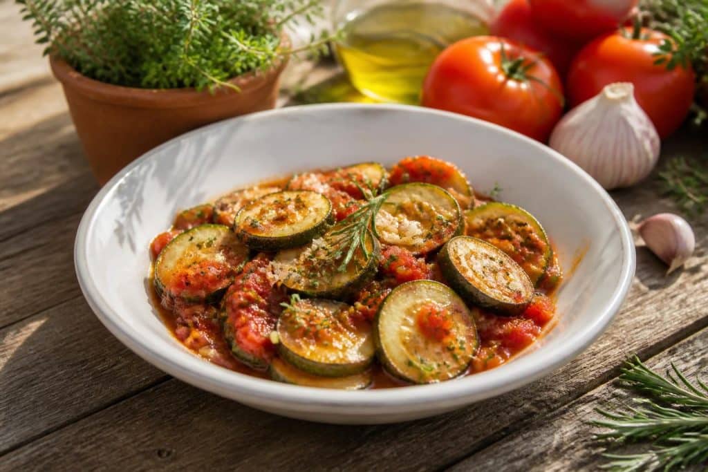 découvrez notre recette facile et savoureuse de courgettes à la provençale, un plat traditionnel aux légumes méditerranéens parfait pour un repas sain et gourmand.