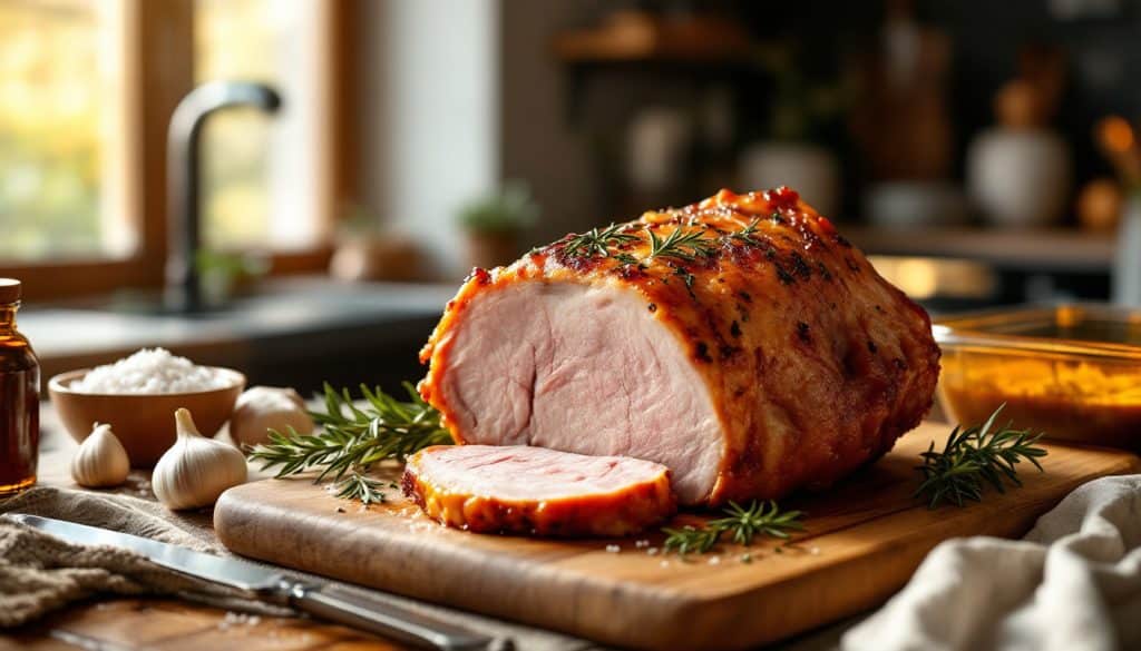 découvrez les conseils pour réussir la cuisson de votre rôti de porc au four et connaître la durée idéale pour un résultat tendre et savoureux.
