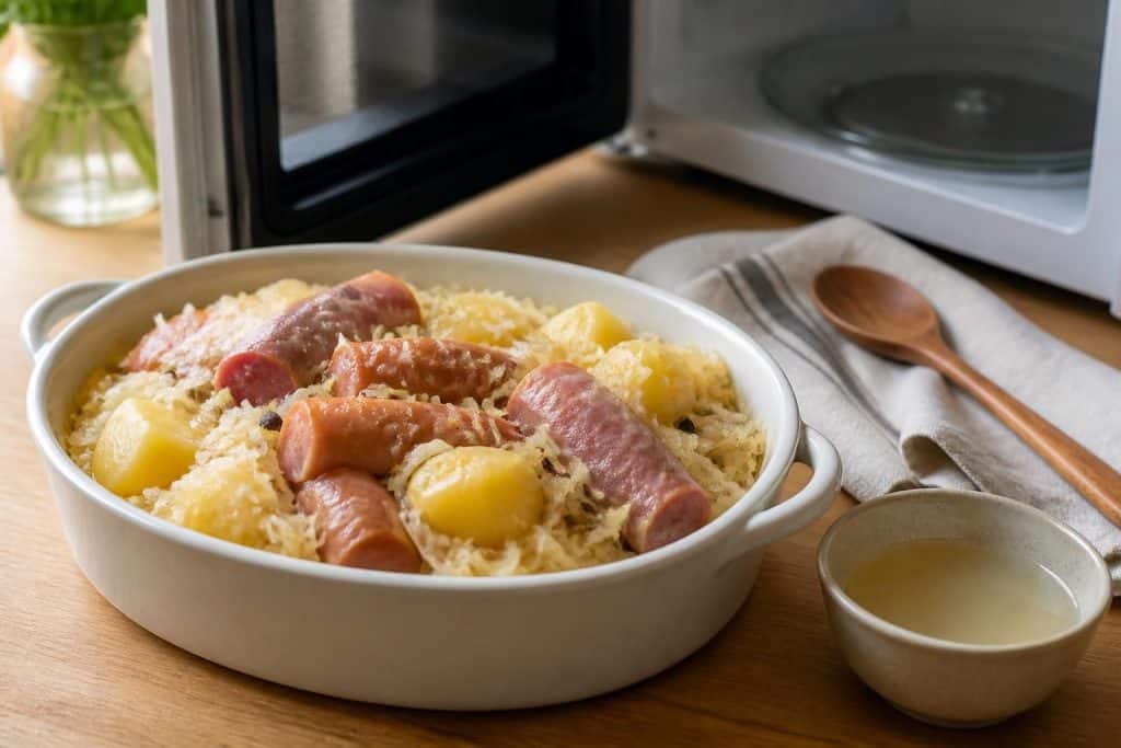 découvrez nos astuces efficaces pour réchauffer une choucroute sans la dessécher, afin de préserver toute sa saveur et sa texture moelleuse.