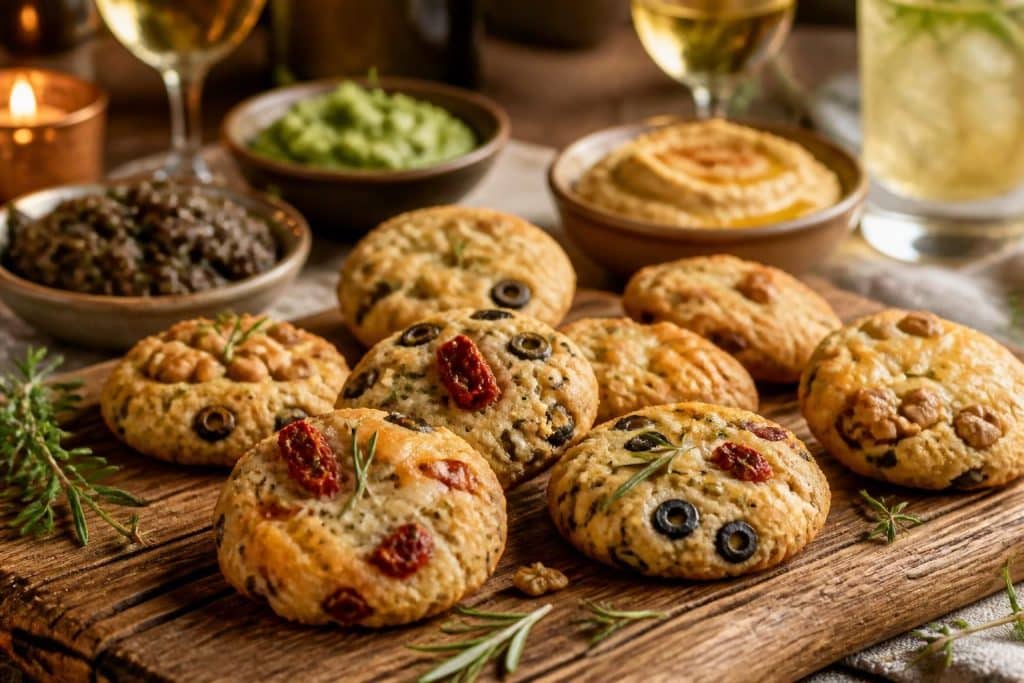 découvrez nos recettes faciles et gourmandes de cookies salés pour un apéritif réussi. idées simples et savoureuses pour régaler vos invités !