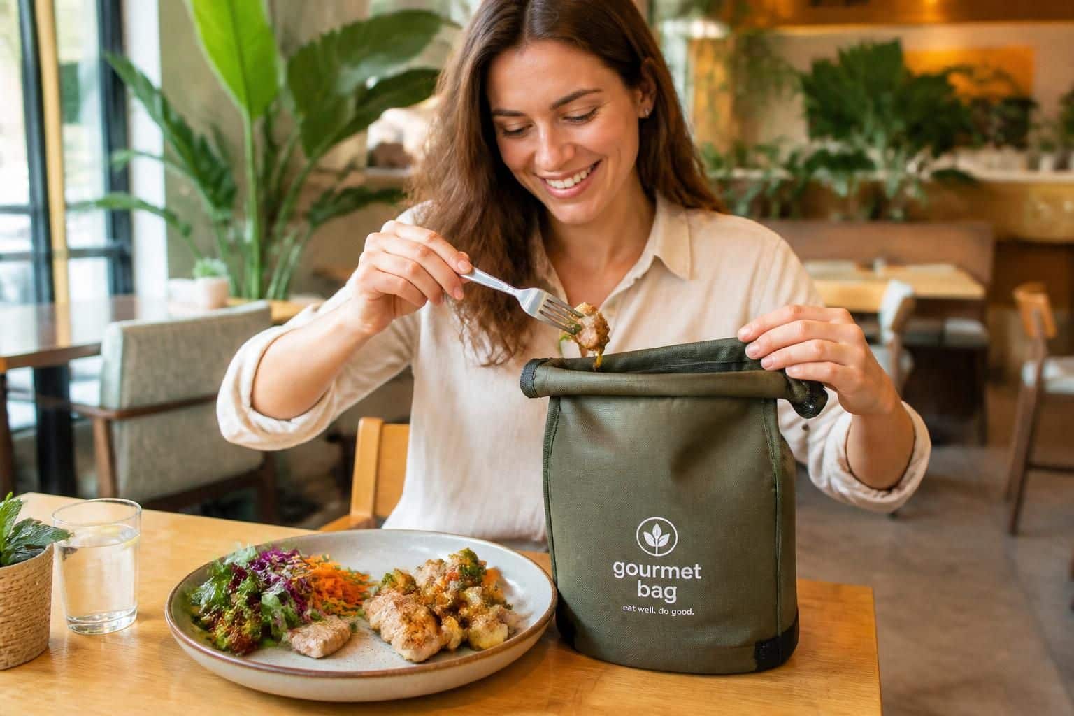 découvrez gourmet bag, la solution pratique et écologique pour emporter vos restes au restaurant et lutter contre le gaspillage alimentaire facilement.