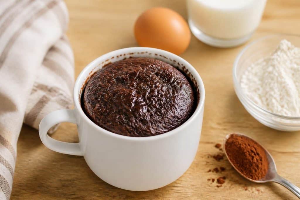 découvrez notre recette rapide et facile de mug cake au chocolat sans beurre, idéale pour une gourmandise express et légère.