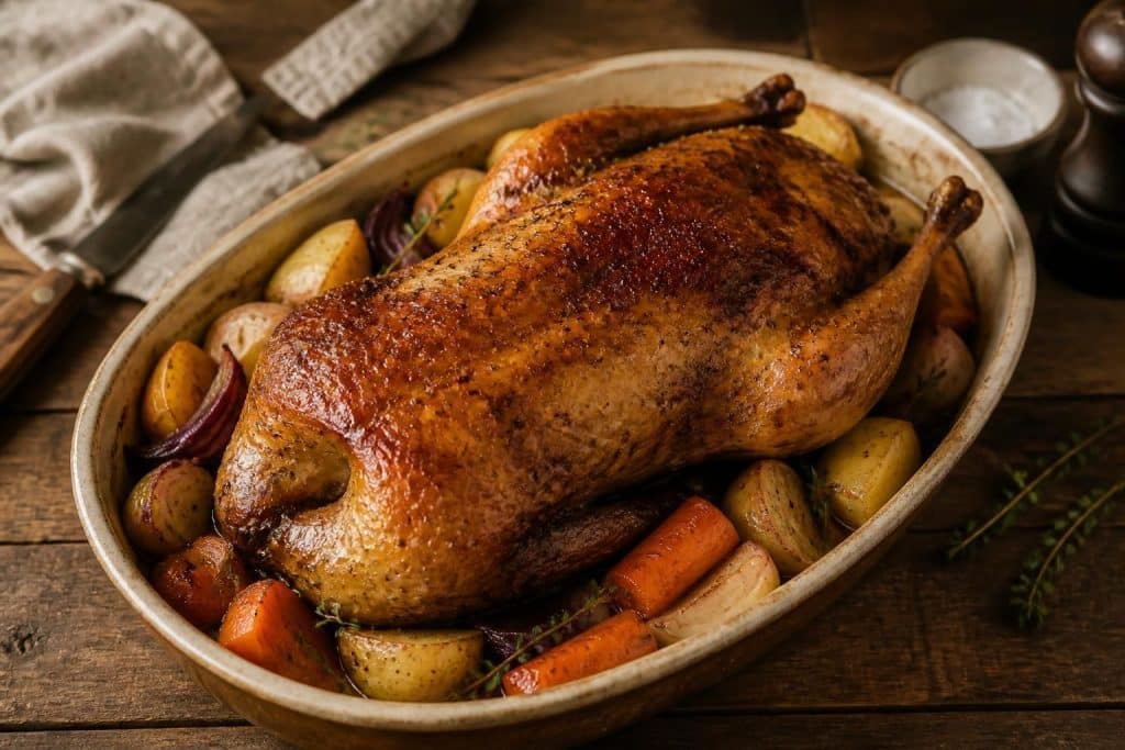 découvrez une recette facile et savoureuse pour cuisiner la canette au four, idéale pour un repas gourmand et simple à réaliser.