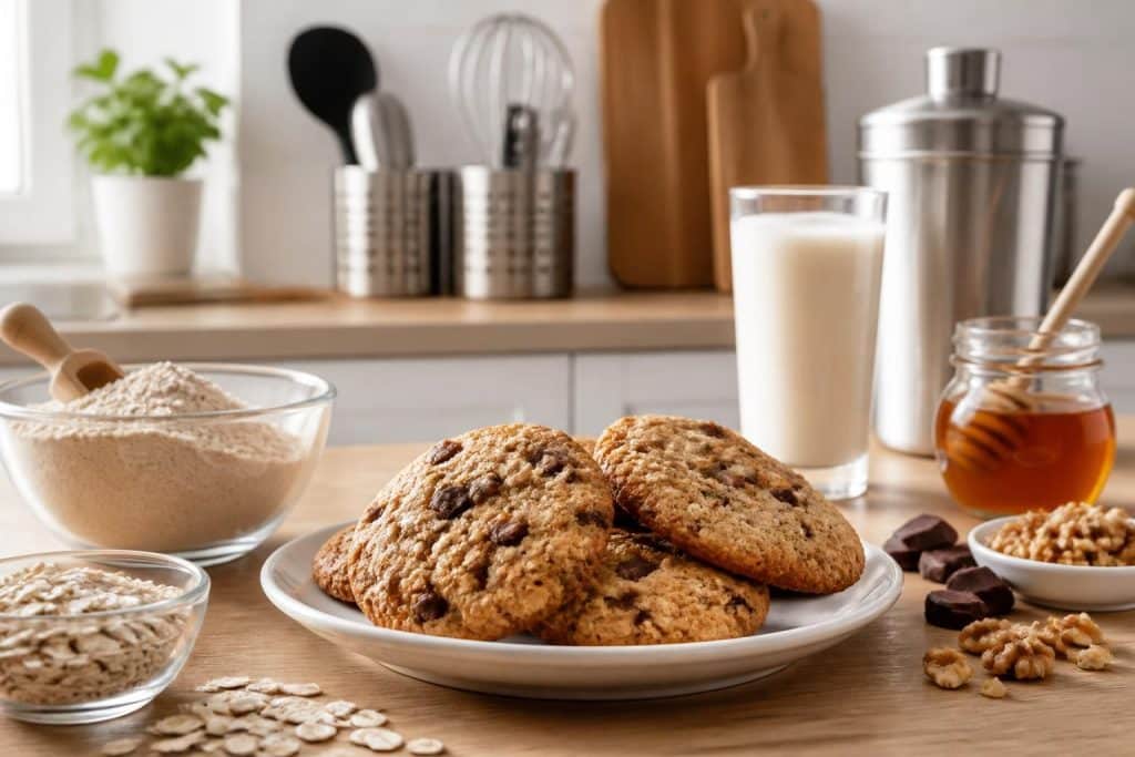 découvrez une recette de cookie protéiné facile et rapide, parfaite pour accompagner vos séances de musculation et favoriser la récupération musculaire.