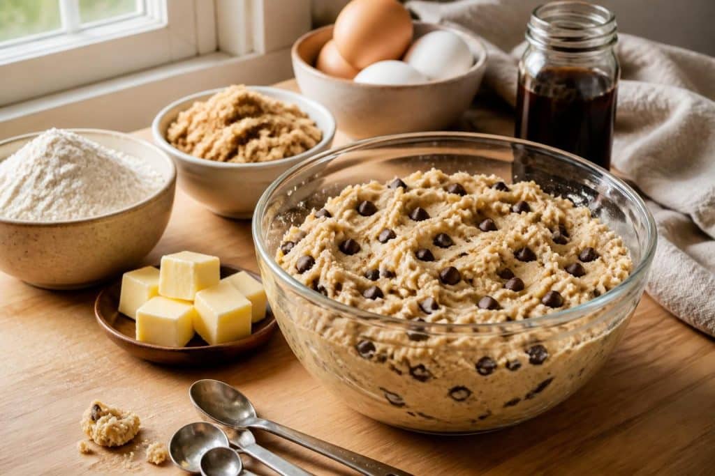 découvrez une recette facile et rapide pour préparer un cookie dough maison gourmand, parfait pour une pause sucrée irrésistible et sans cuisson.
