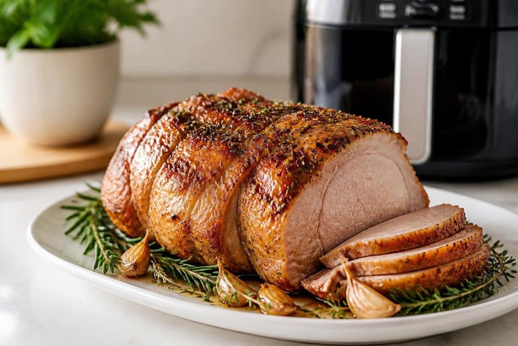 découvrez notre recette facile et rapide de rôti de porc au air fryer, pour un plat juteux et savoureux à chaque cuisson.